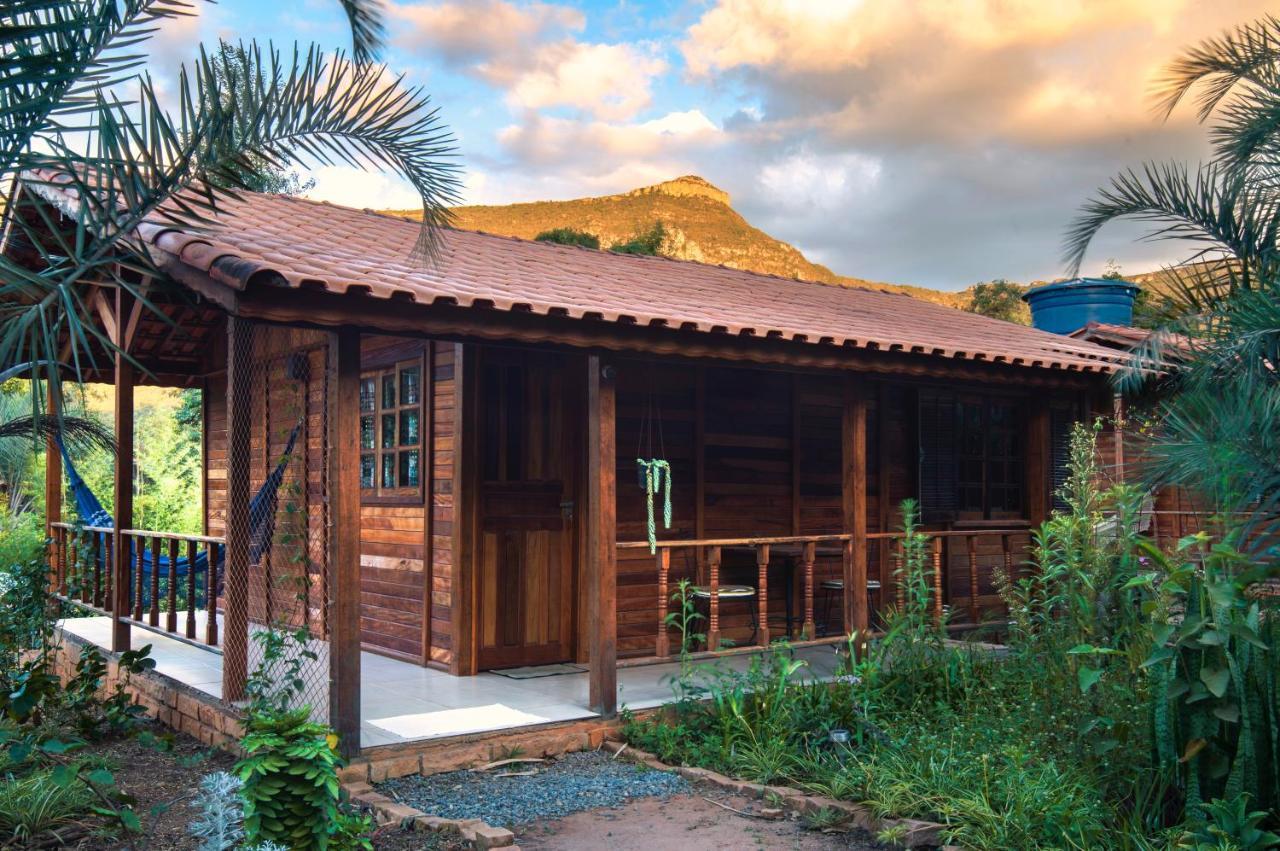 Casinha De Madeira No Vale Do Capao Villa Bagian luar foto